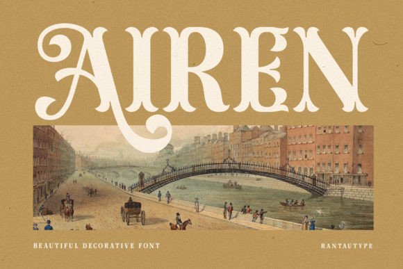 Airen Font: Vintage Elegance for Your Brand Story