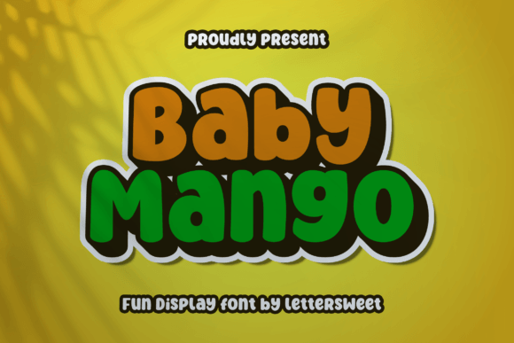 Baby Mango Font: A Playful Typeface for Small Business Branding