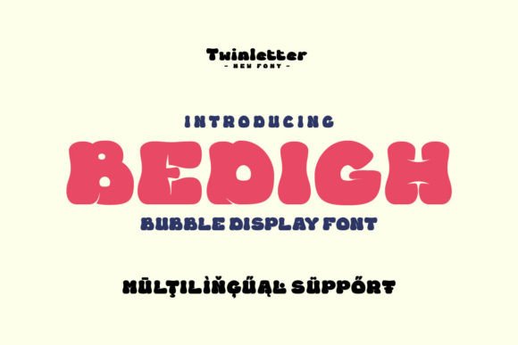 Bedigh: A Playful Display Font for Modern Web Design