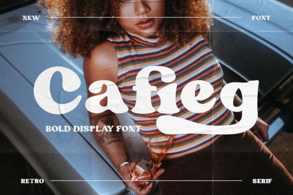 Cafieg: A Bold Display Font for Editorial Design
