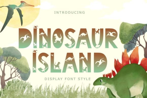Dinosaur Island: A Display Font Built for Playful Campaigns