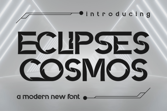Eclipses Cosmos Brings Futuristic Style to Editorial Design