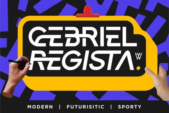 Gebriel Regista: A Display Serif Font That Brings Bold Character to Every Project