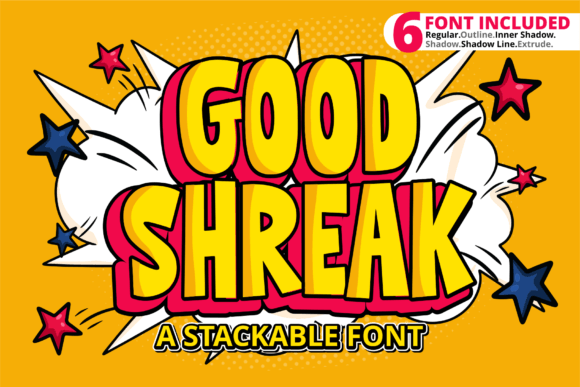 Good Shreak: A Display Font for Bold Web Headlines