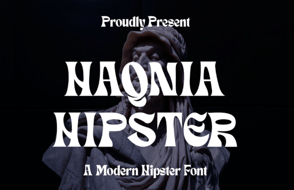 Haqnia Hipster: A Bold Display Typeface for Digital Creators