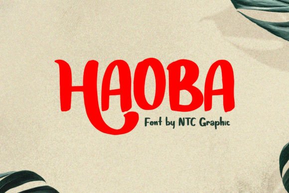 Hoaba: A Brush Display Font That Captures Attention in Seconds