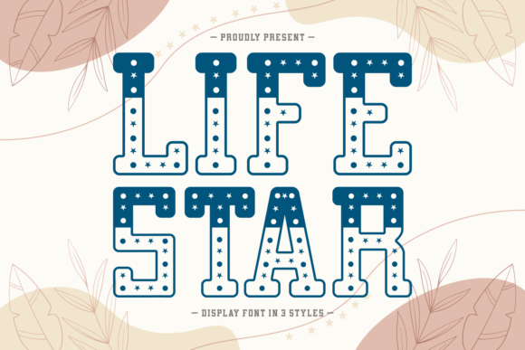 Life Star Font: A Groovy Display Typeface for Editorial Design