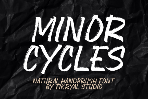 Minor Cycles: A Natural Handbrush Font for Authentic Branding