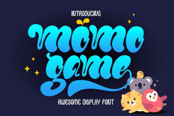 Momo Game: A Playful Display Font for Digital Branding