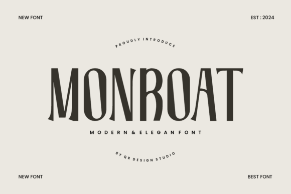 Monroat: A Display Font with Real Presence