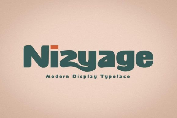 Nizyage: A Bold Display Font for Editorial Impact