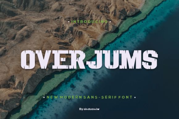 Overjums: A Bold Display Font Built for Campaign Moments That Need to Stop the Scroll