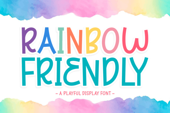 Rainbow Friendly: A Display Font That Brings Joy to Branding Projects