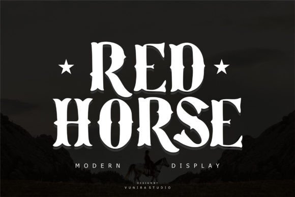 Red Horse: A Display Font Built for Bold Branding