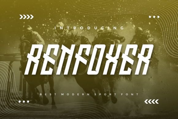 Renfoxer: A Modern Display Font for Marketing Impact