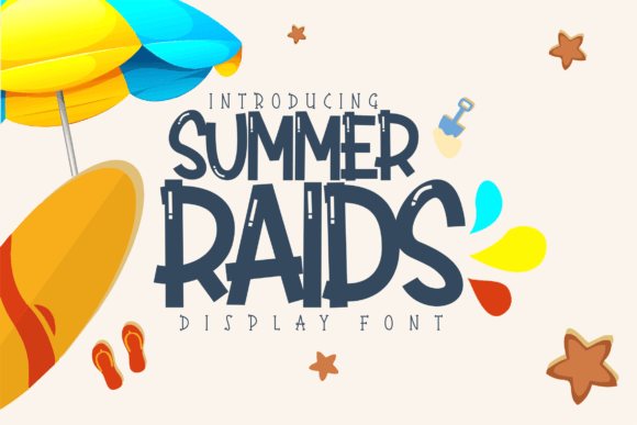 Summer Raids: A Display Font Built for Bold Campaigns and Seasonal Content