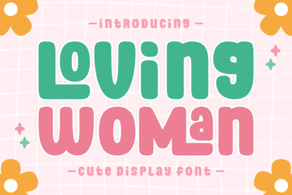 Testing Loving Woman as a Display Font for a Polished Brand Experience