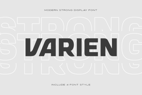 Varien Font: A Modern Typeface for Small Business Branding